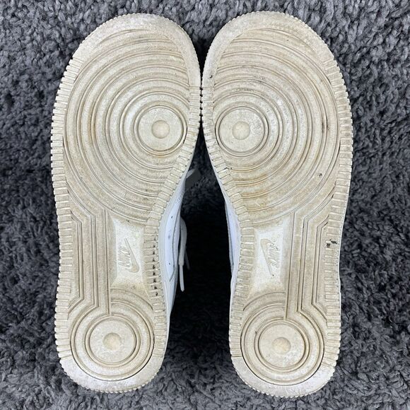 Nike Air Force 1 Triple White Kids Youth Size 5Y - Picture 7 of 8
